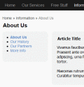 Screenshot of Simple PHP MVC Personal Web Blog 1.0.1