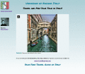 Screen Saver with photos of Venice, Italy