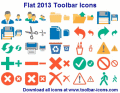 Screenshot of Flat 2013 Toolbar Icons 2013.1