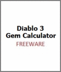 Screenshot of Diablo 3 Gem Calculator 1.0