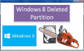 Screenshot of Windows 8 Deleted Partition 4.0.0.32