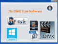 Screenshot of Fix DivX File Software 2.0.0.11