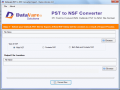 Screenshot of DataVare PST to NSF Converter Expert 1.0