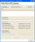 Screenshot of Group MSG to PDF Converter 4.2