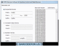 Screenshot of Retail Barcodes Creator 7.3.0.1