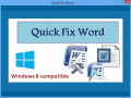 Quick Repair tool Fix Word File on Windows