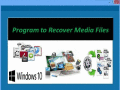 Amazing media file recovery tool for Windows