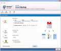 Screenshot of Gmail Backup Software For Windows 7 2.1