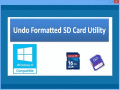 Screenshot of Undo Formatted SD Card Utility 4.0.0.32
