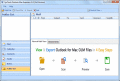 Screenshot of Import OLM into Outlook 2003 5.4