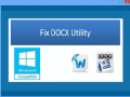 Screenshot of Fix DOCX Utility 1.0.0.26