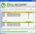 Screenshot of Recover Corrupt Excel Spreadsheet 3.0