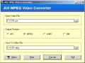 Screenshot of AVI MPEG Video Converter 1.30.01