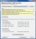 Screenshot of MDaemon to PDF Converter 2.5