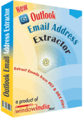Screenshot of Outlook Email Address Finder 5.0.2