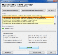 Screenshot of MDaemon MSG to EML Converter 2.0