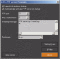 Screenshot of Icipici FTP server 2.0