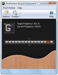 Screenshot of PitchPerfect Free Guitar Tuning Software 2.12