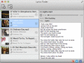 Screenshot of MediaHuman Lyrics Finder for Mac 1.1