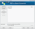 Screenshot of MicroPDF PDF to Excel Converter 8.1