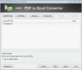 Screenshot of FirePDF PDF to Excel Converter 12.0