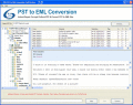 Screenshot of PST to EML Convert Software 7.0
