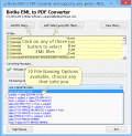 Screenshot of EMLX Files to PDF 5.0