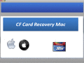 Screenshot of CF Card Recovery Mac 1.0.0.25