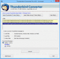 Screenshot of Thunderbird to Eudora Converter 2.01