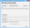 Screenshot of EML to DOC Conversion 3.1.1