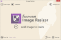 User friendly tool for image resizing.