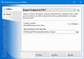 Screenshot of Export Outlook Items to PST File 4.5