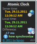 Screenshot of Atomic Clock 1.5