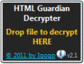 Screenshot of HTML Guardian Decrypter 2.7