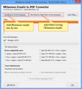 Screenshot of Convert MDaemon MSG to PDF 1.6