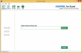 Screenshot of Recovery Excel Files 15.9.1