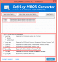 Screenshot of MBOX to HTML Format 7.5