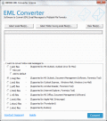 Screenshot of EML File Format to PDF Converter 7.3