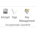 Screenshot of Encryptomatic OpenPGP for MS Outlook 1.8.7