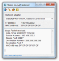 Screenshot of Wake-On-LAN Listener 2.3