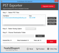 Screenshot of Import Outlook PST File into WLM 1.0.3