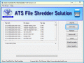 Screenshot of Atom TechSoft File Shredder Tool 1.0