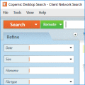 Screenshot of Copernic Search Server 1.0