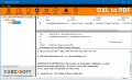 Screenshot of CubexSoft DXL to PDF 1.0