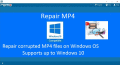 Screenshot of Repair MP4 2.0.0.16