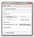 Screenshot of SDiCraft Sound Recorder 1.0