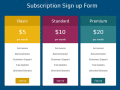 Pricing Plans And Subscription Payment Script