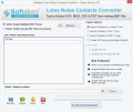 Screenshot of Lotus Notes Contacts Converter Tool 1.0
