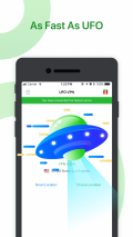Screenshot of UFO VPN for iOS 4.1.4