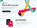 MVC to PDF Converter for C# .NET Applications
